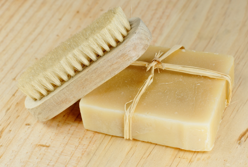 Bogn Engiadina soap brush massage in the Roman-Irish bath
