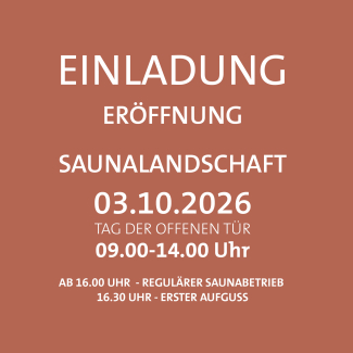 Eröffnung Saunalandschaft 03.10.26