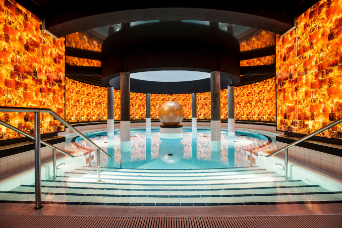 Solebecken mit 2%-iger Sole